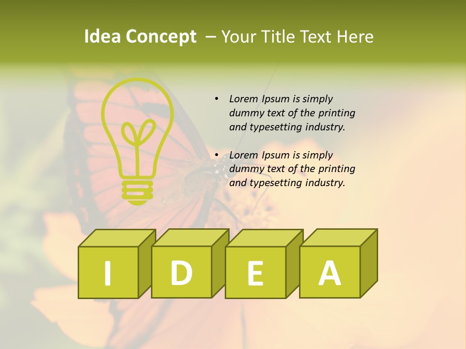 Flying Field Wildlife PowerPoint Template