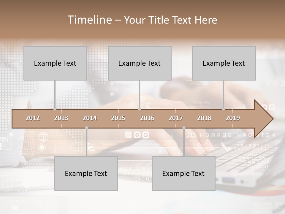 Screen Woman Young PowerPoint Template