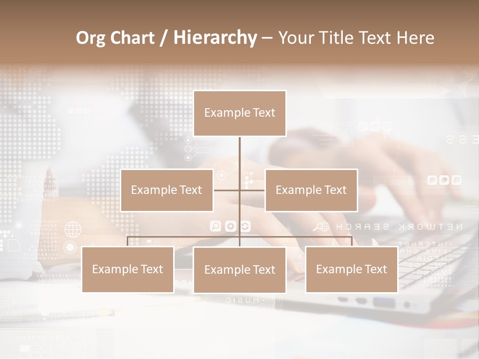 Screen Woman Young PowerPoint Template