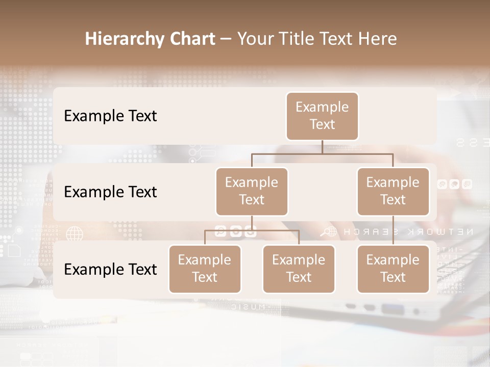 Screen Woman Young PowerPoint Template
