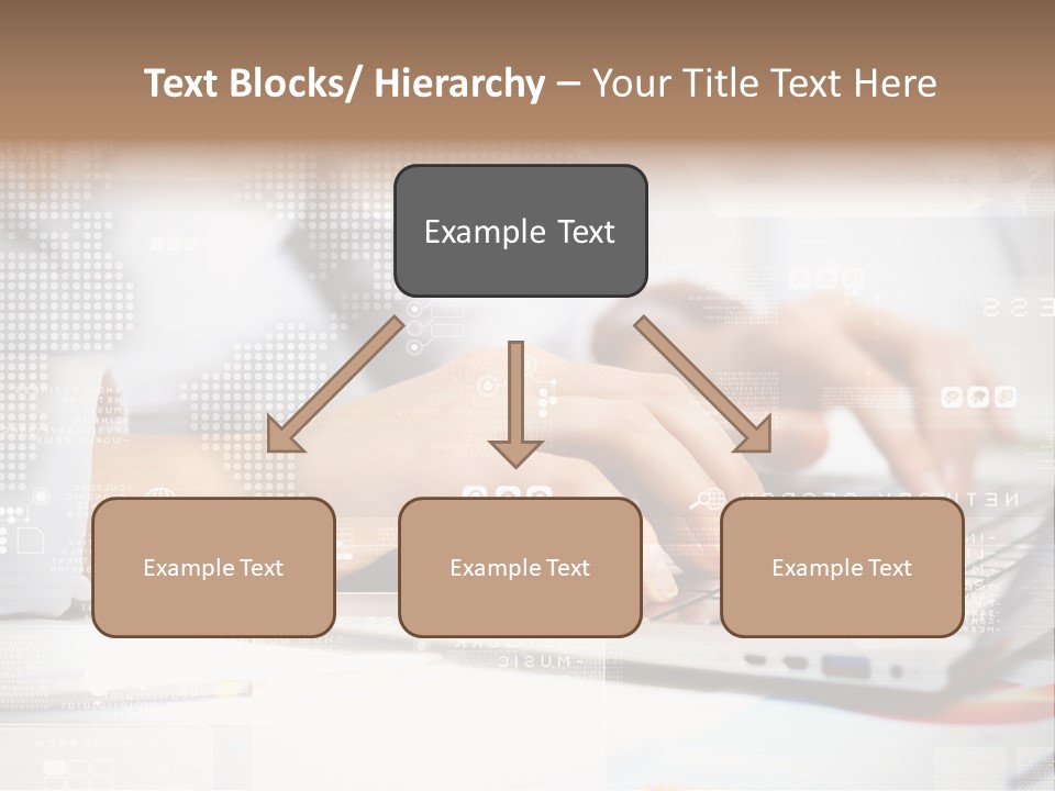 Screen Woman Young PowerPoint Template