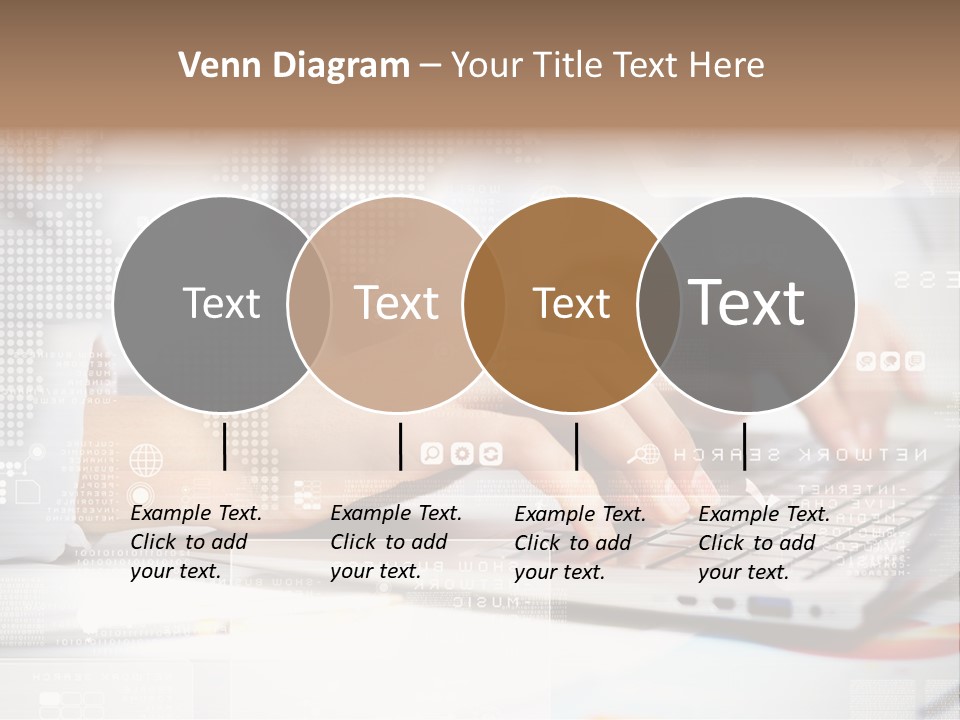 Screen Woman Young PowerPoint Template