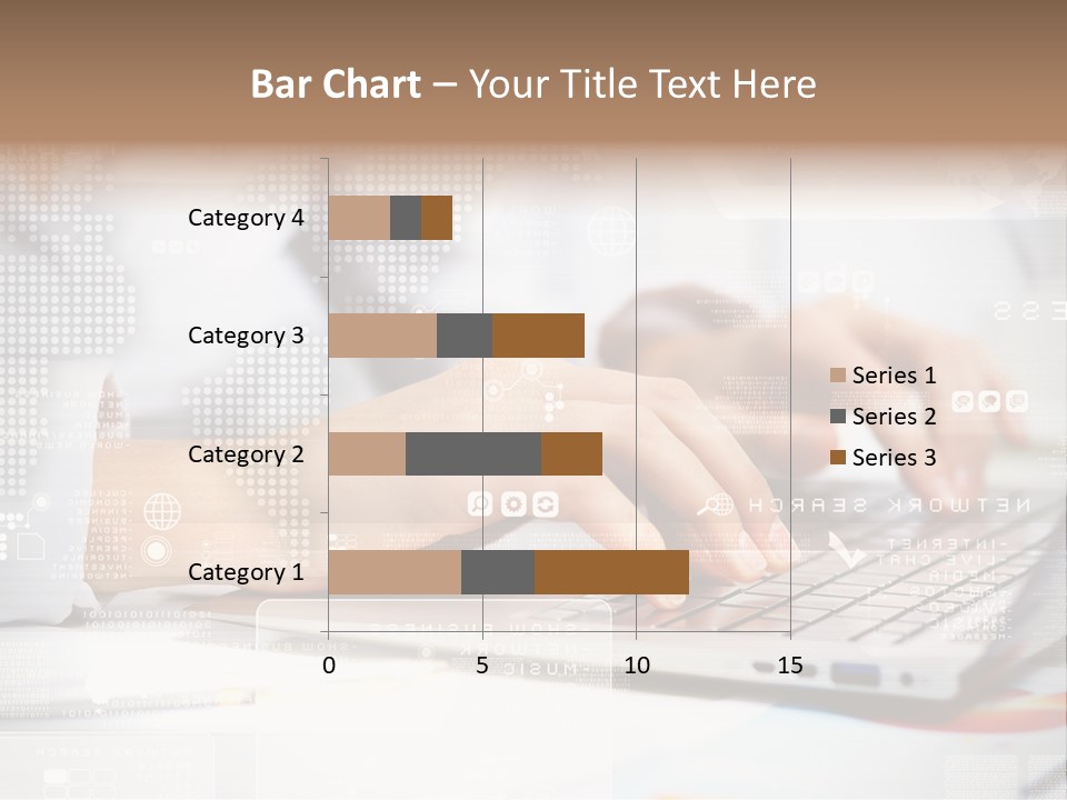Screen Woman Young PowerPoint Template