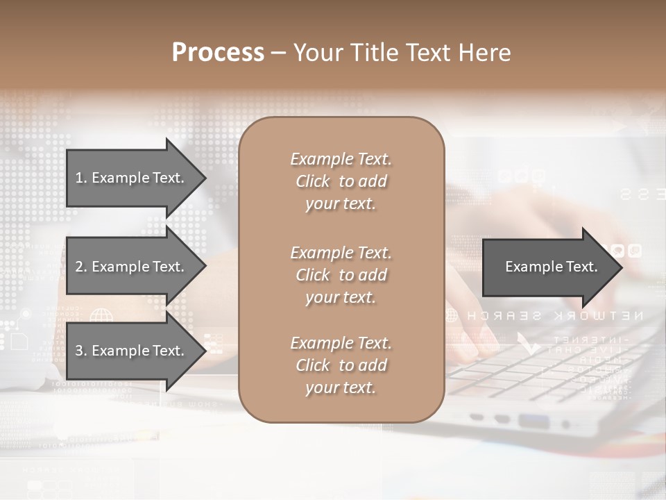 Screen Woman Young PowerPoint Template