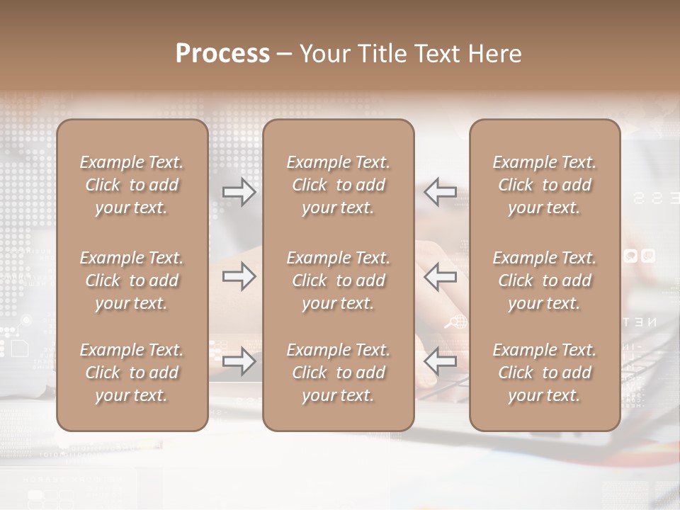 Screen Woman Young PowerPoint Template