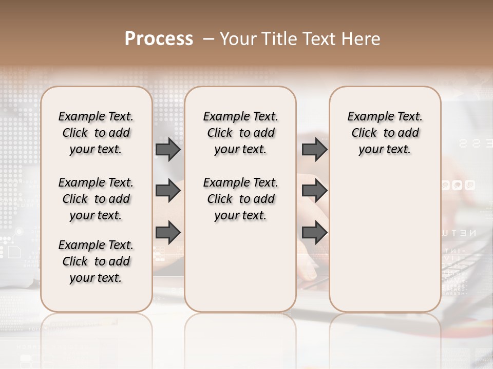 Screen Woman Young PowerPoint Template