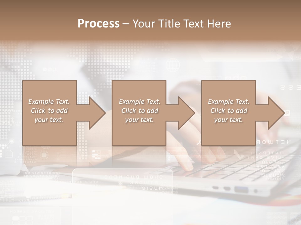 Screen Woman Young PowerPoint Template