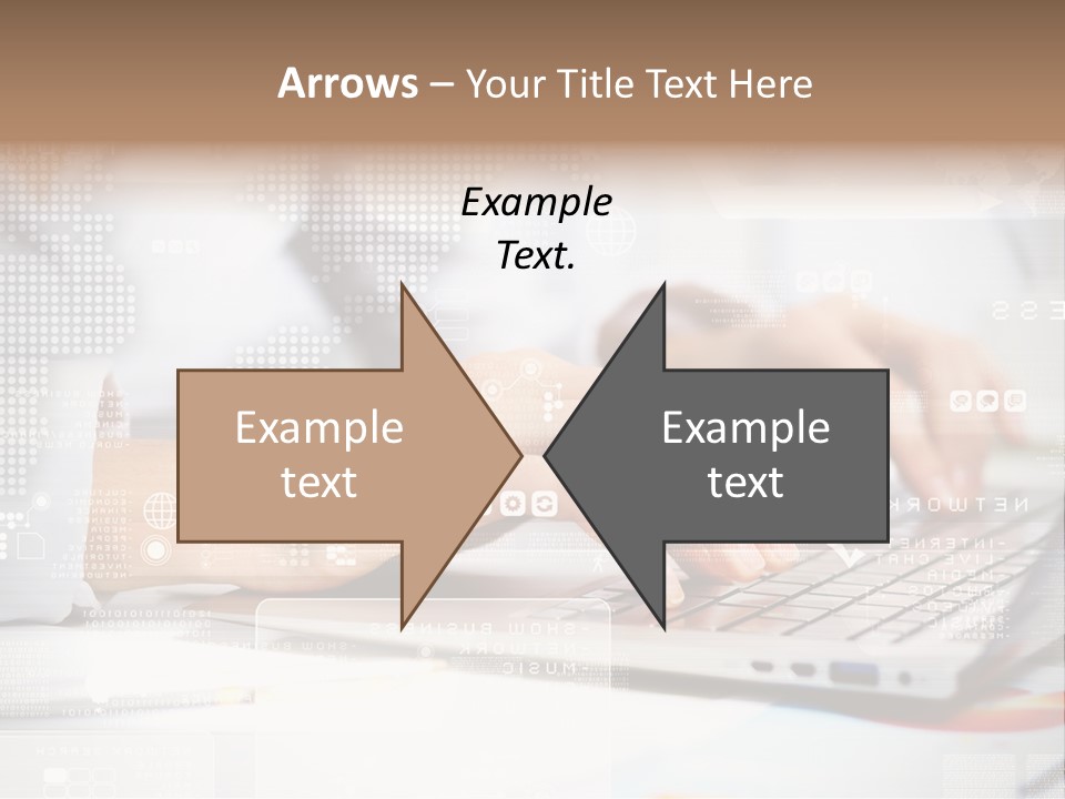 Screen Woman Young PowerPoint Template