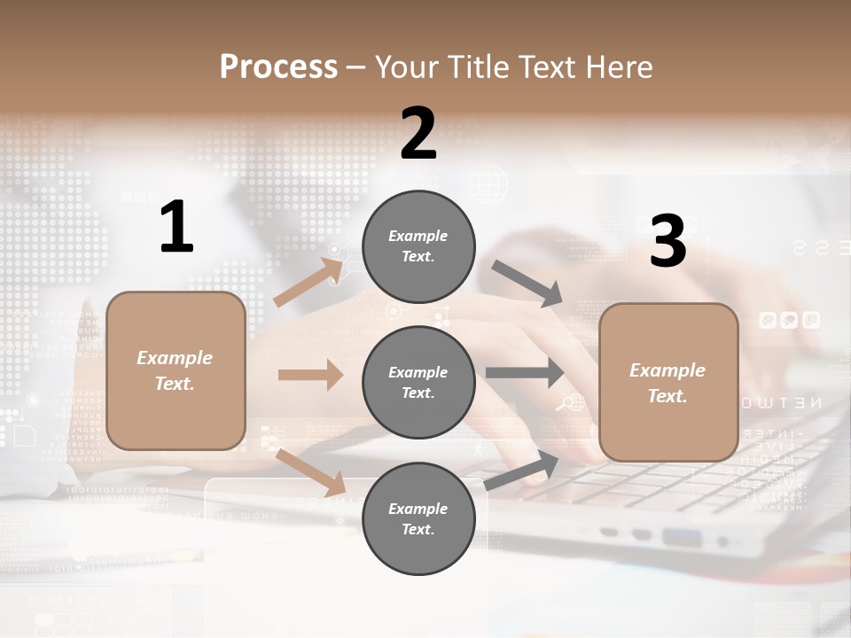 Screen Woman Young PowerPoint Template