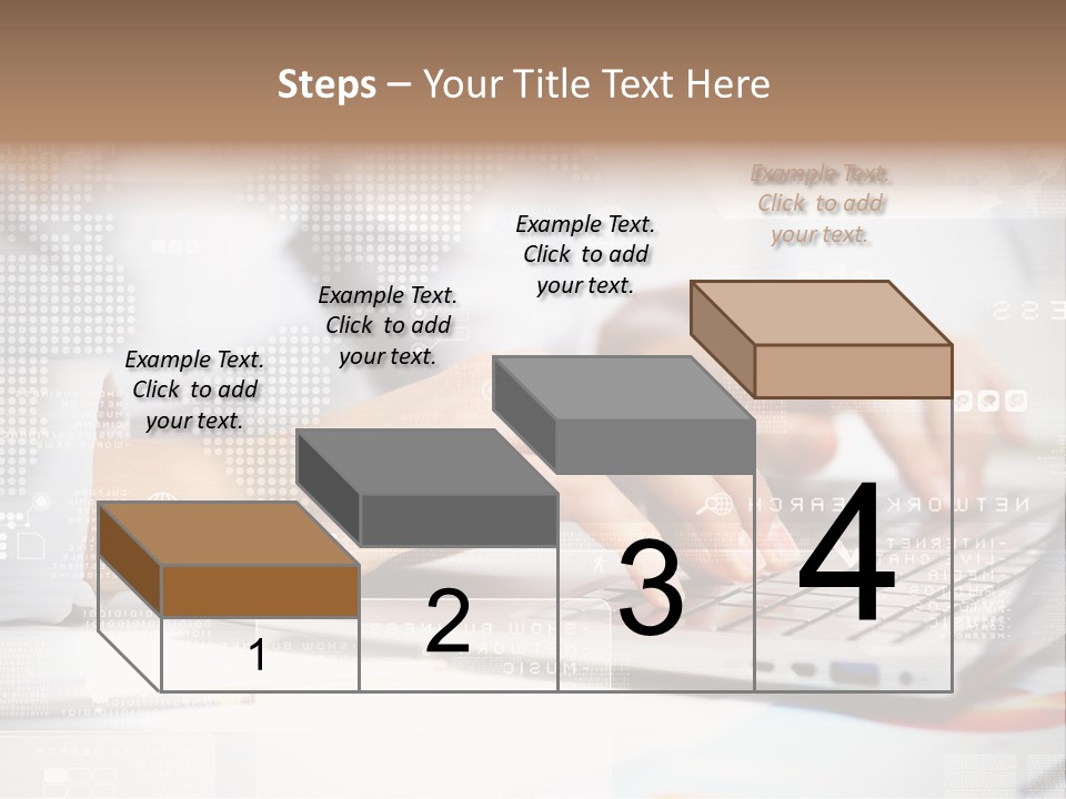 Screen Woman Young PowerPoint Template