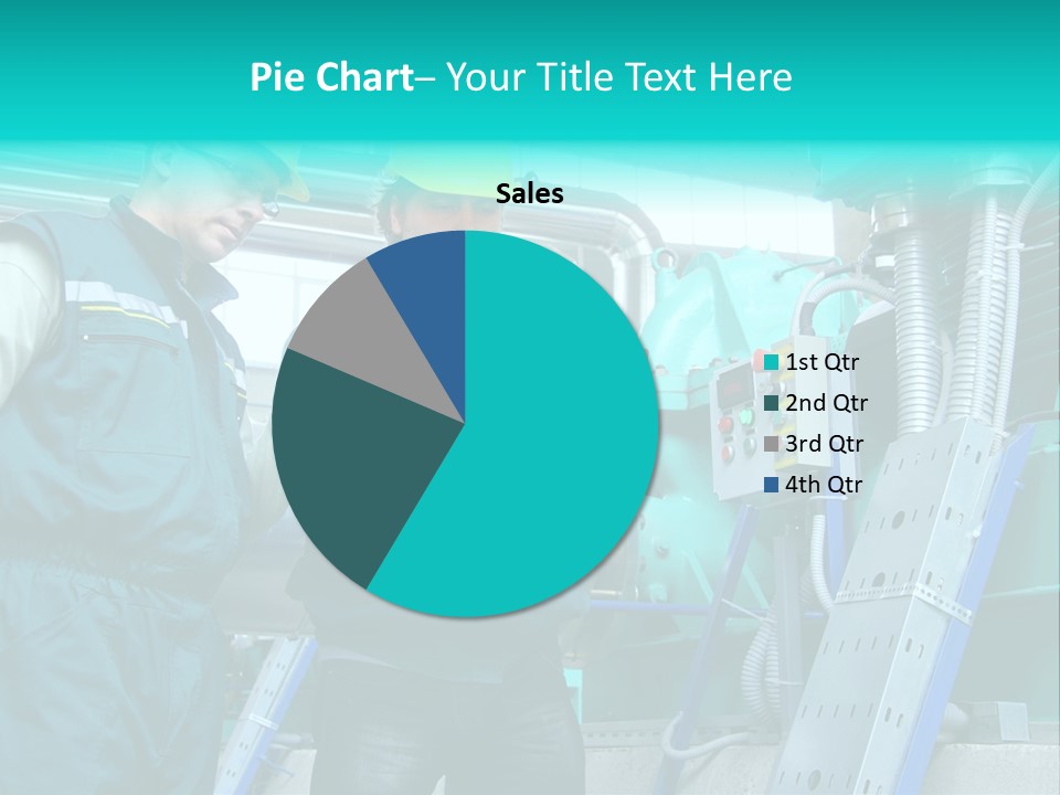 Computer Men At Work Mechanic PowerPoint Template