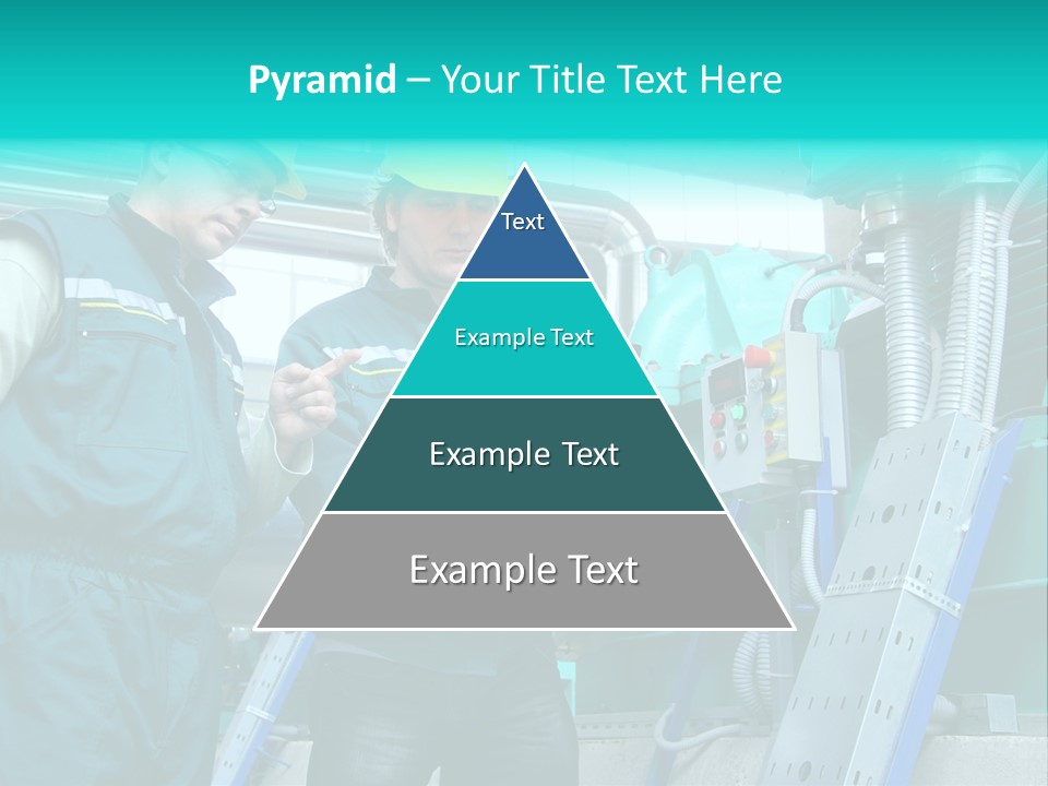 Computer Men At Work Mechanic PowerPoint Template
