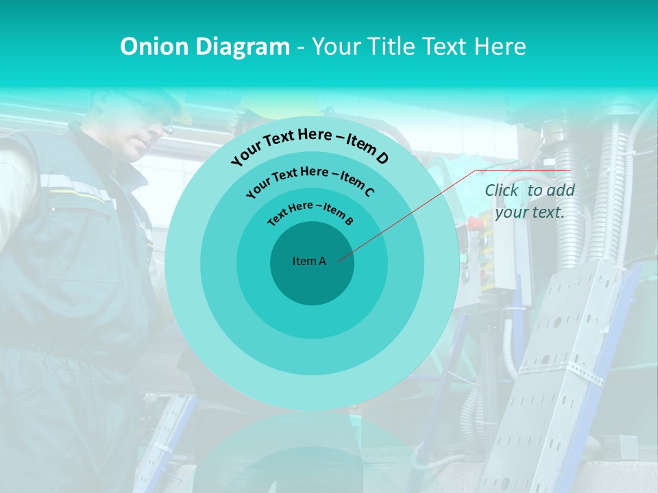 Computer Men At Work Mechanic PowerPoint Template