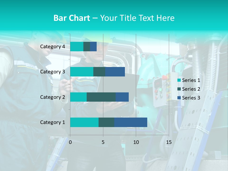 Computer Men At Work Mechanic PowerPoint Template