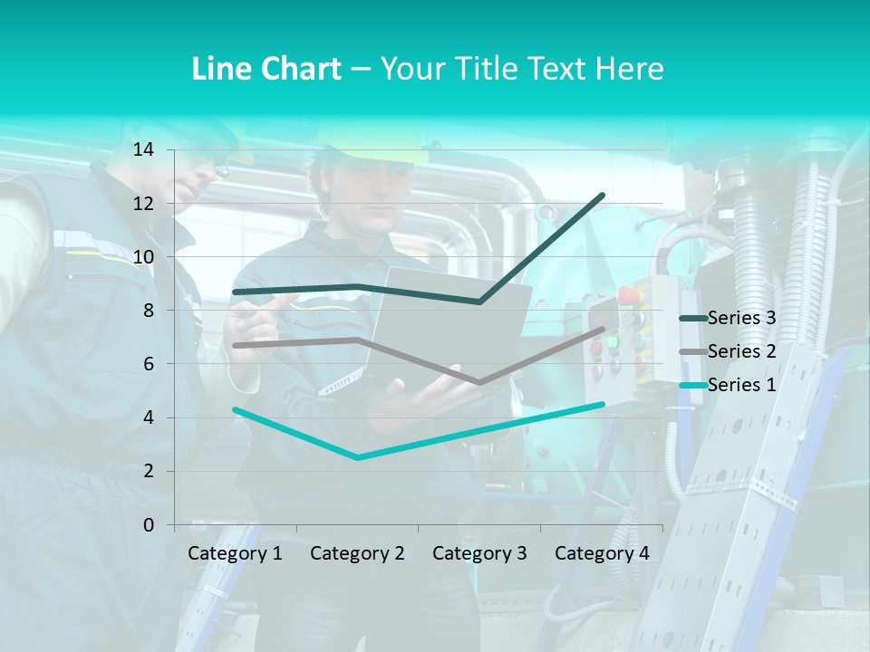 Computer Men At Work Mechanic PowerPoint Template