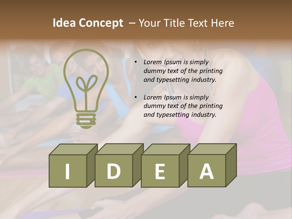 Inside Fit Men PowerPoint Template