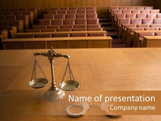 Measurement Symbol Jury PowerPoint Template