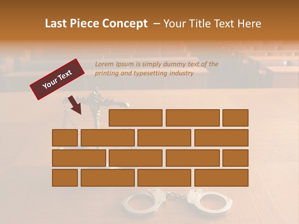 Measurement Symbol Jury PowerPoint Template