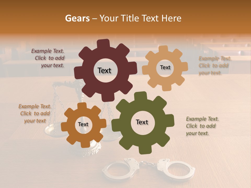 Measurement Symbol Jury PowerPoint Template