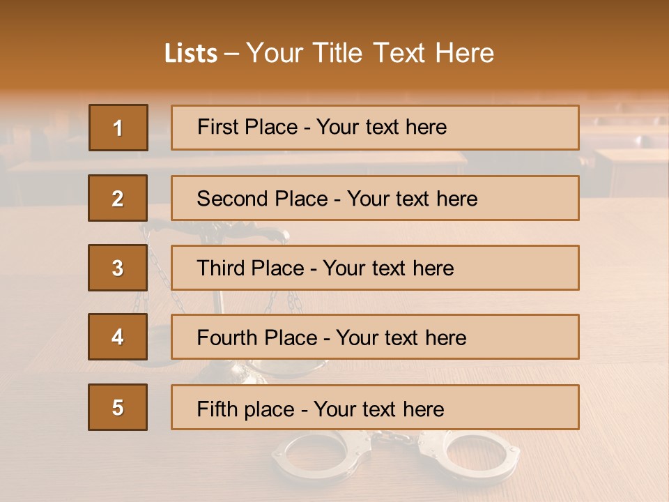 Measurement Symbol Jury PowerPoint Template