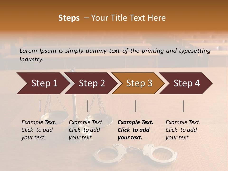 Measurement Symbol Jury PowerPoint Template