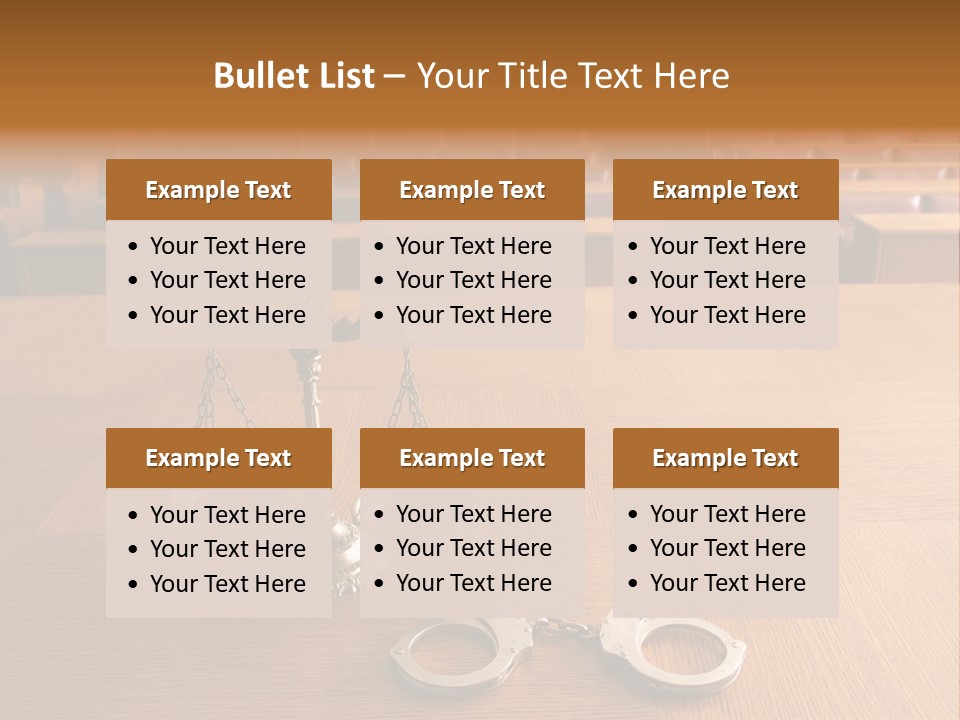 Measurement Symbol Jury PowerPoint Template
