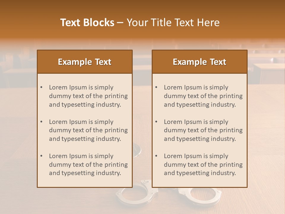 Measurement Symbol Jury PowerPoint Template