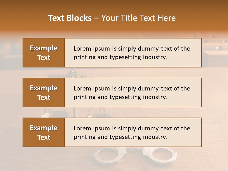Measurement Symbol Jury PowerPoint Template
