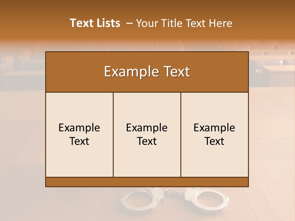 Measurement Symbol Jury PowerPoint Template