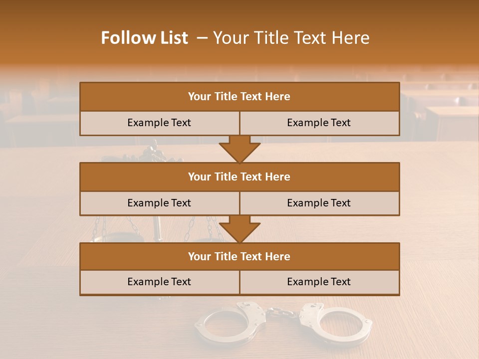 Measurement Symbol Jury PowerPoint Template