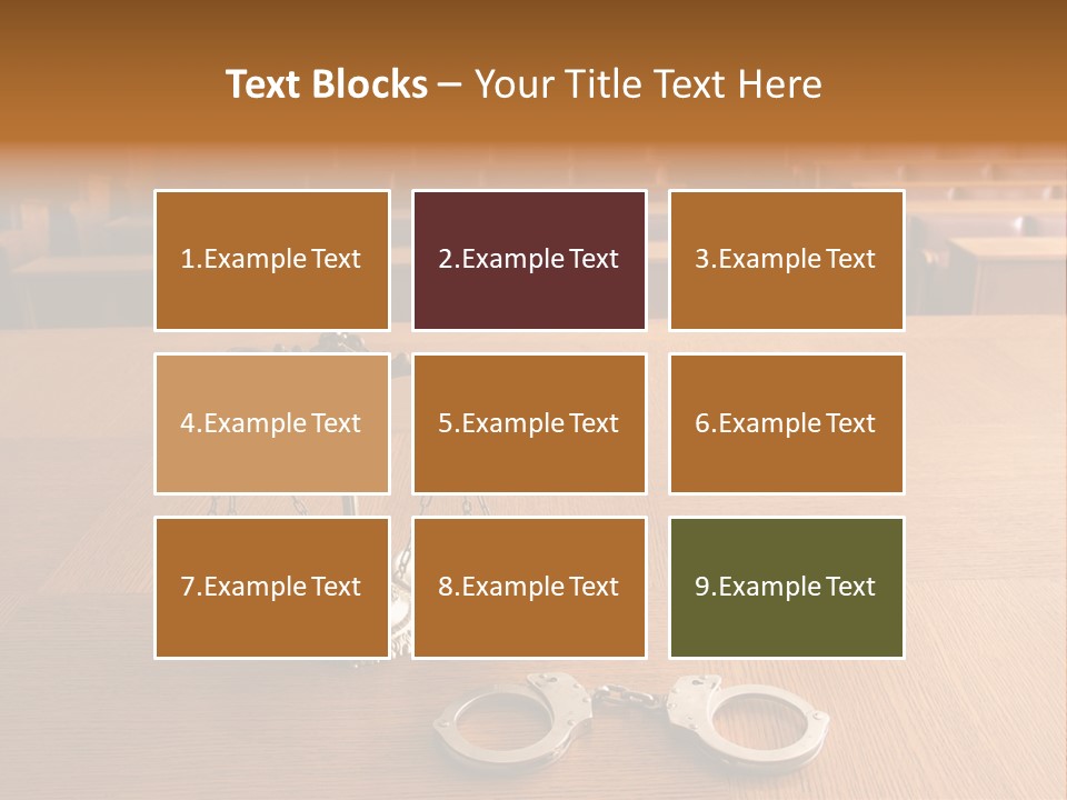 Measurement Symbol Jury PowerPoint Template