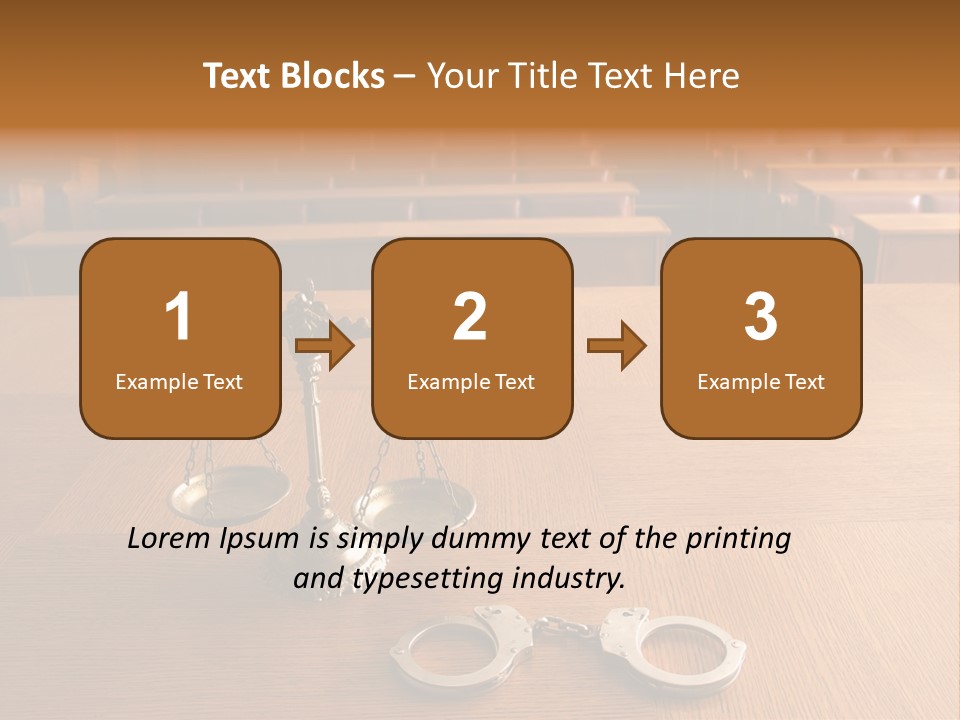 Measurement Symbol Jury PowerPoint Template