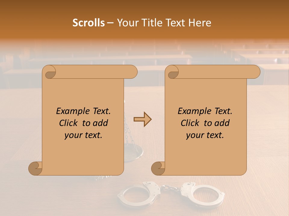 Measurement Symbol Jury PowerPoint Template