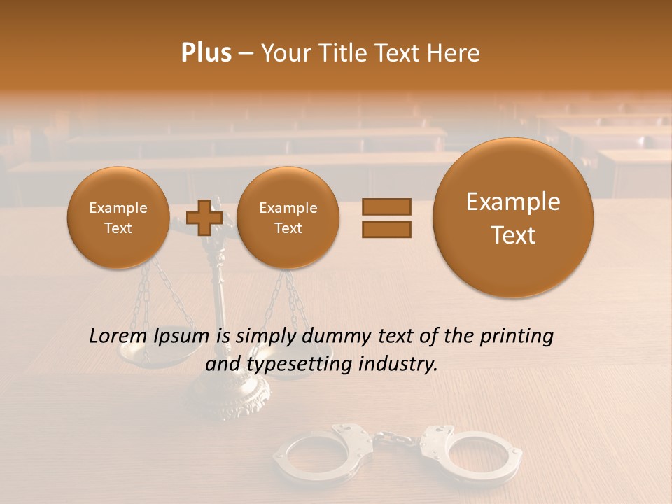 Measurement Symbol Jury PowerPoint Template
