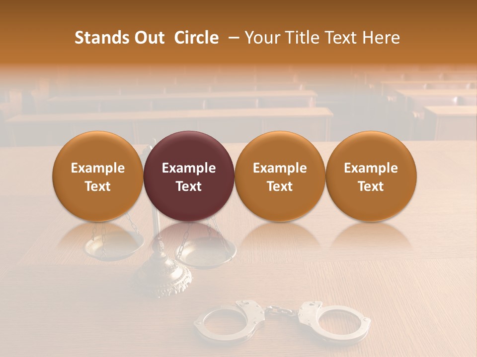 Measurement Symbol Jury PowerPoint Template