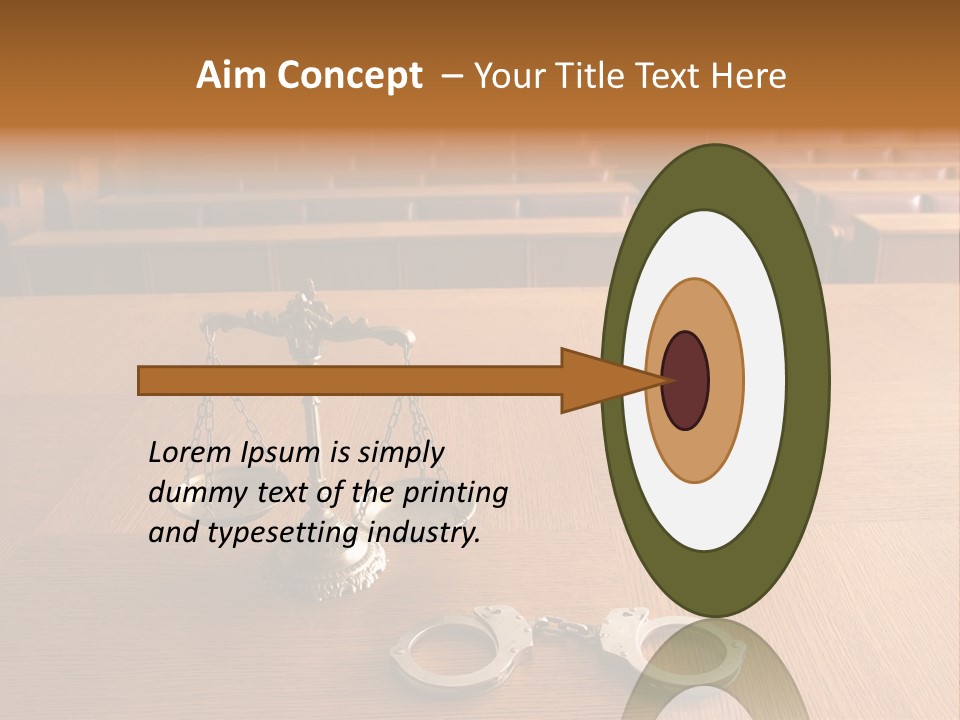 Measurement Symbol Jury PowerPoint Template