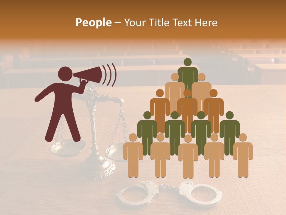 Measurement Symbol Jury PowerPoint Template