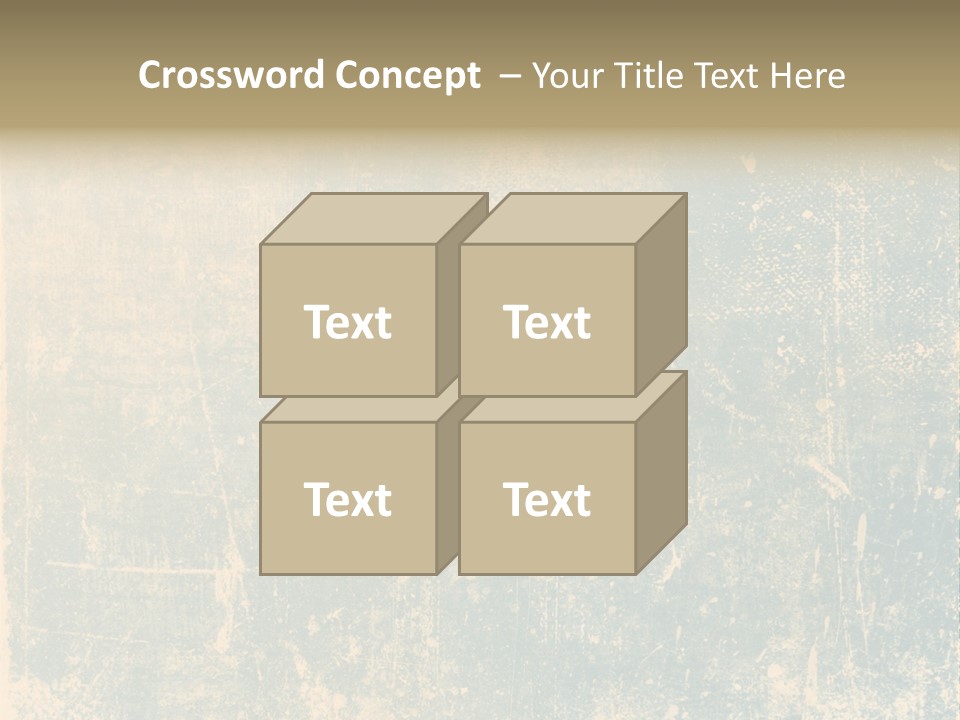 Scratch Contemporary Retro PowerPoint Template