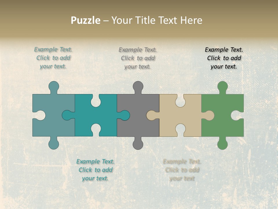 Scratch Contemporary Retro PowerPoint Template