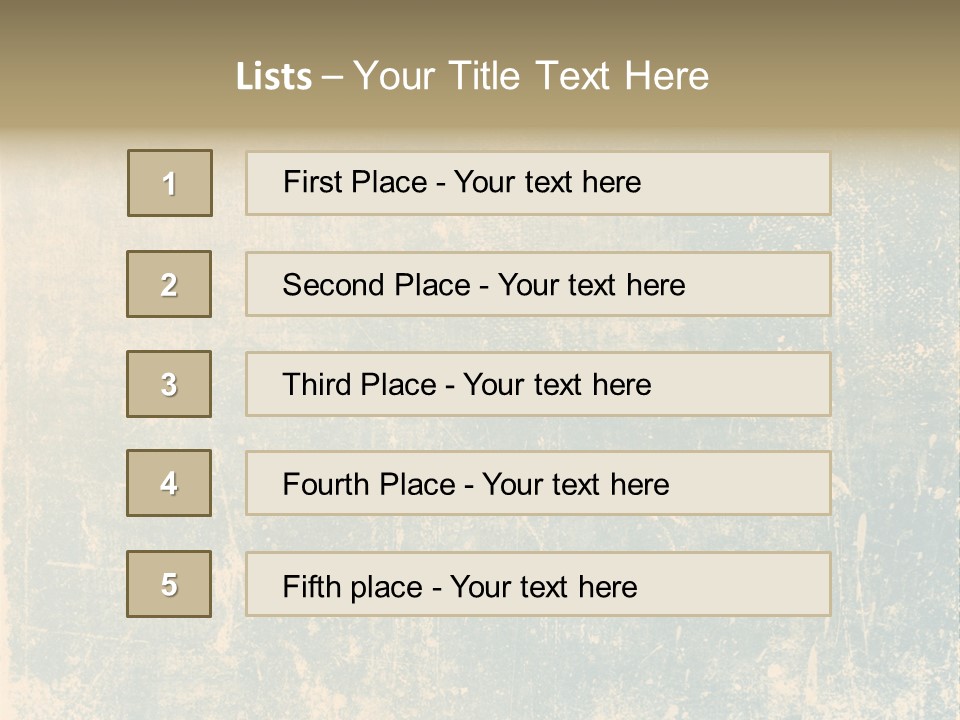 Scratch Contemporary Retro PowerPoint Template