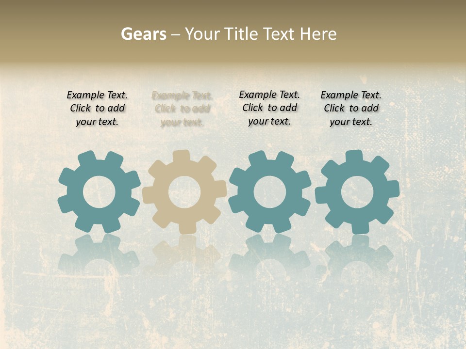 Scratch Contemporary Retro PowerPoint Template