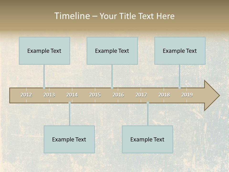 Scratch Contemporary Retro PowerPoint Template