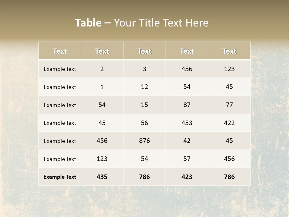 Scratch Contemporary Retro PowerPoint Template