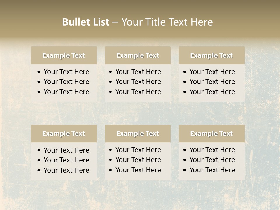 Scratch Contemporary Retro PowerPoint Template