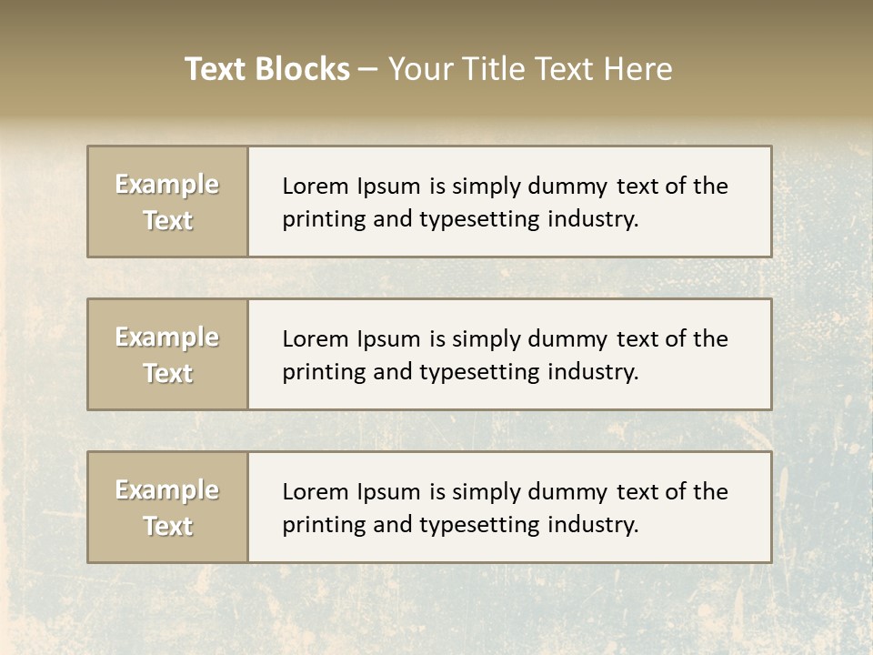 Scratch Contemporary Retro PowerPoint Template