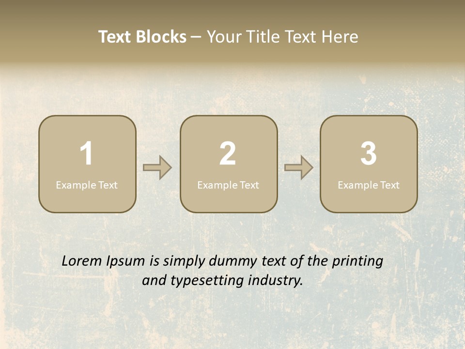 Scratch Contemporary Retro PowerPoint Template