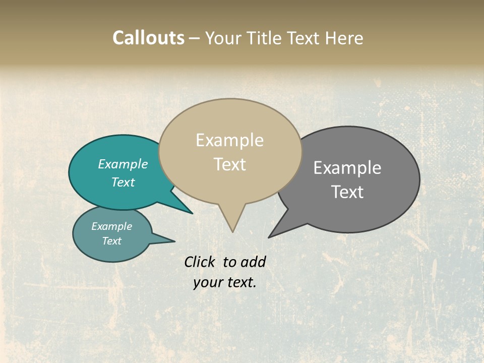 Scratch Contemporary Retro PowerPoint Template
