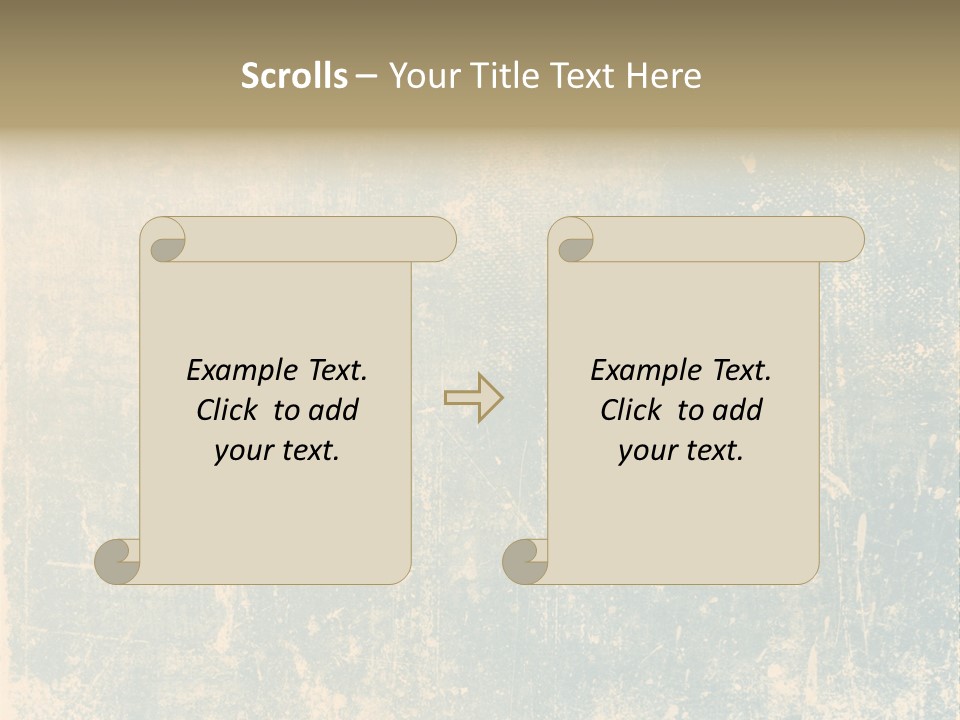 Scratch Contemporary Retro PowerPoint Template