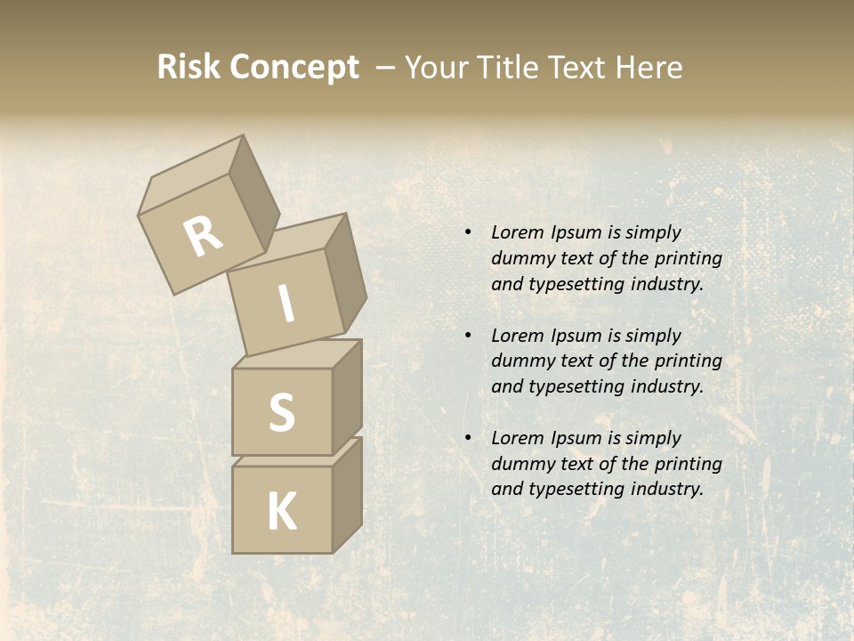 Scratch Contemporary Retro PowerPoint Template