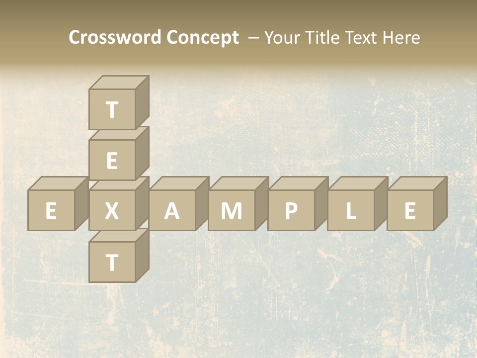 Scratch Contemporary Retro PowerPoint Template